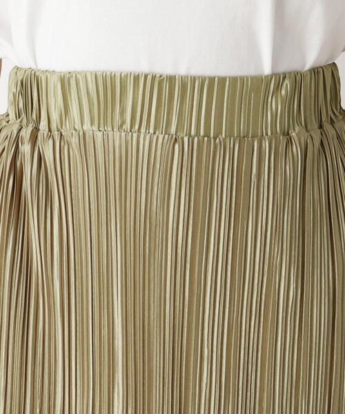 pink adobe(ピンクアドベ)の「◆【M-L】カットプリーツナロースカート(スカート・レディース・カーキ/ライトベージュ/レンガ・40/38)」の6枚目の写真