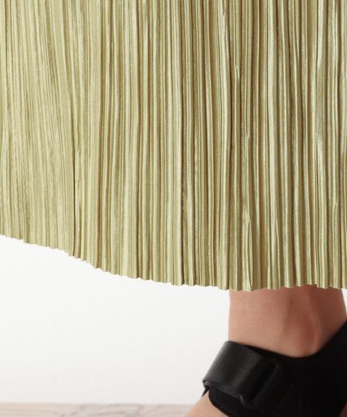 pink adobe(ピンクアドベ)の「◆【M-L】カットプリーツナロースカート(スカート・レディース・カーキ/ライトベージュ/レンガ・40/38)」の9枚目の写真