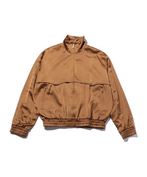 R.M GANG(アールエムギャングレベルモダニストギャング)の「<R.M GANG> SATIN BLOUSON/アウター(ブルゾン・メンズ・ブラック/ベージュ・FREE)」の2枚目の写真