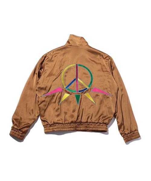 R.M GANG(アールエムギャングレベルモダニストギャング)の「<R.M GANG> SATIN BLOUSON/アウター(ブルゾン・メンズ・ブラック/ベージュ・FREE)」の3枚目の写真