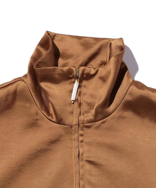 R.M GANG(アールエムギャングレベルモダニストギャング)の「<R.M GANG> SATIN BLOUSON/アウター(ブルゾン・メンズ・ブラック/ベージュ・FREE)」の9枚目の写真