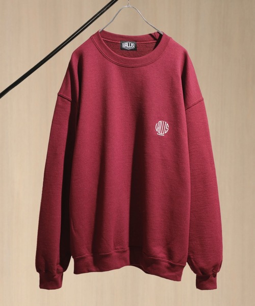 VALLIS by FACTOTUM（ヴァリスバイファクトタム）の「【VALLIS by FACTOTUM】別注サークルロゴスウェット（スウェット・メンズ・バーガンディー/ブラック/ネイビー/ブルー/グレー/ブラウン・LARGE/MEDIUM）」の9枚目の写真
