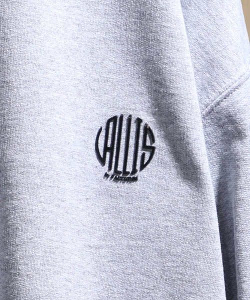 VALLIS by FACTOTUM（ヴァリスバイファクトタム）の「【VALLIS by FACTOTUM】別注サークルロゴスウェット（スウェット・メンズ・バーガンディー/ブラック/ネイビー/ブルー/グレー/ブラウン・LARGE/MEDIUM）」の11枚目の写真