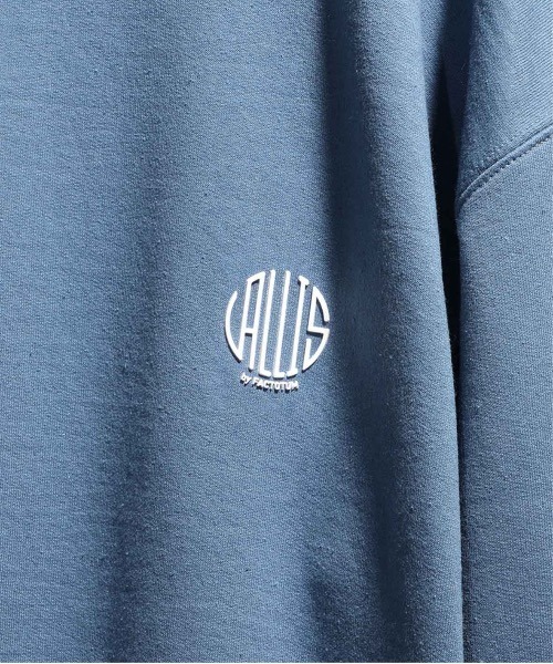 VALLIS by FACTOTUM（ヴァリスバイファクトタム）の「【VALLIS by FACTOTUM】別注サークルロゴスウェット（スウェット・メンズ・バーガンディー/ブラック/ネイビー/ブルー/グレー/ブラウン・LARGE/MEDIUM）」の14枚目の写真