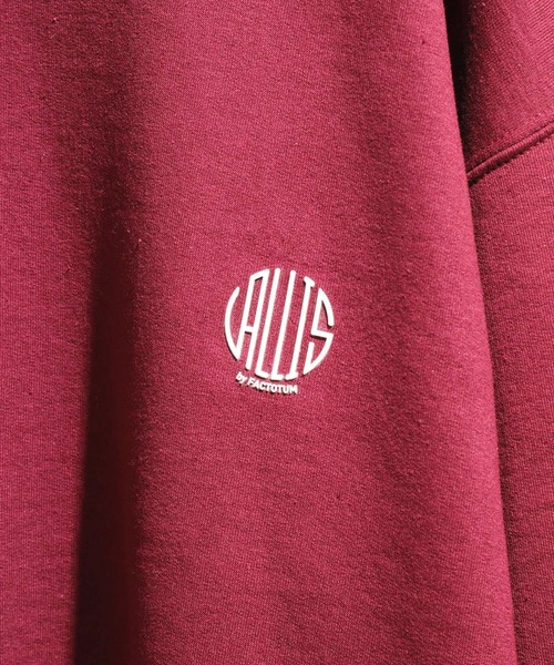 VALLIS by FACTOTUM（ヴァリスバイファクトタム）の「【VALLIS by FACTOTUM】別注サークルロゴスウェット（スウェット・メンズ・バーガンディー/ブラック/ネイビー/ブルー/グレー/ブラウン・LARGE/MEDIUM）」の15枚目の写真