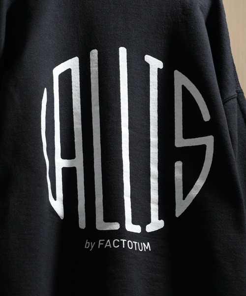 VALLIS by FACTOTUM（ヴァリスバイファクトタム）の「【VALLIS by FACTOTUM】別注サークルロゴスウェット（スウェット・メンズ・バーガンディー/ブラック/ネイビー/ブルー/グレー/ブラウン・LARGE/MEDIUM）」の16枚目の写真