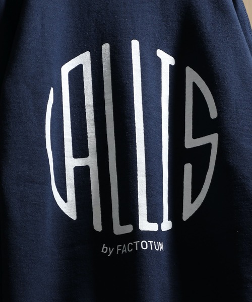 VALLIS by FACTOTUM（ヴァリスバイファクトタム）の「【VALLIS by FACTOTUM】別注サークルロゴスウェット（スウェット・メンズ・バーガンディー/ブラック/ネイビー/ブルー/グレー/ブラウン・LARGE/MEDIUM）」の19枚目の写真