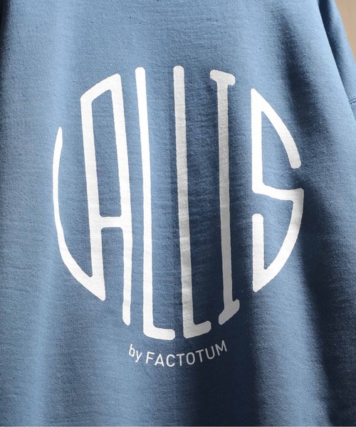 VALLIS by FACTOTUM（ヴァリスバイファクトタム）の「【VALLIS by FACTOTUM】別注サークルロゴスウェット（スウェット・メンズ・バーガンディー/ブラック/ネイビー/ブルー/グレー/ブラウン・LARGE/MEDIUM）」の20枚目の写真