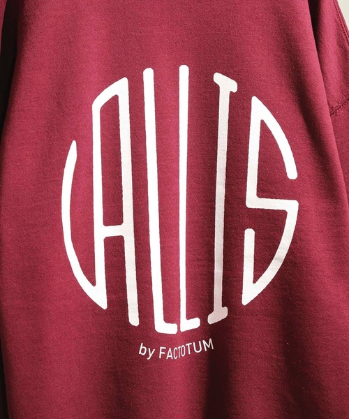 VALLIS by FACTOTUM（ヴァリスバイファクトタム）の「【VALLIS by FACTOTUM】別注サークルロゴスウェット（スウェット・メンズ・バーガンディー/ブラック/ネイビー/ブルー/グレー/ブラウン・LARGE/MEDIUM）」の21枚目の写真