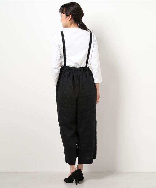 PUAL CE CIN（ピュアルセシン）の「【Du noir】ヨーロピアンリネンサス付きパンツ（その他パンツ・レディース・ブラック/ブルー系その他・FREE）」の4枚目の写真