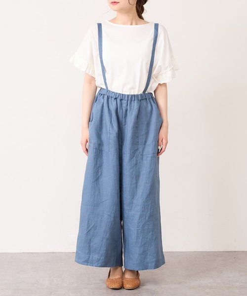 PUAL CE CIN（ピュアルセシン）の「【Du noir】ヨーロピアンリネンサス付きパンツ（その他パンツ・レディース・ブラック/ブルー系その他・FREE）」の13枚目の写真