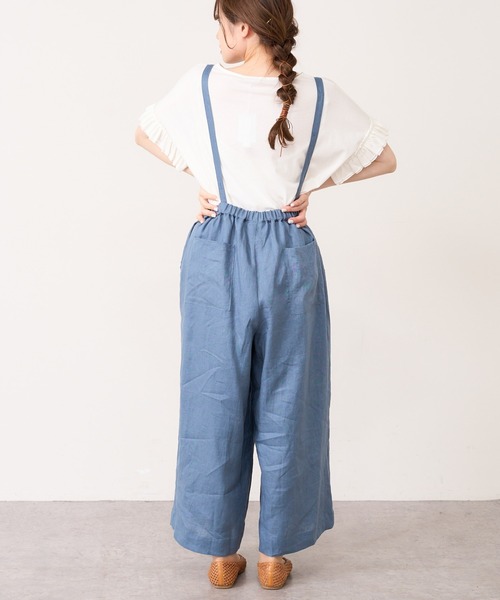 PUAL CE CIN（ピュアルセシン）の「【Du noir】ヨーロピアンリネンサス付きパンツ（その他パンツ・レディース・ブラック/ブルー系その他・FREE）」の8枚目の写真