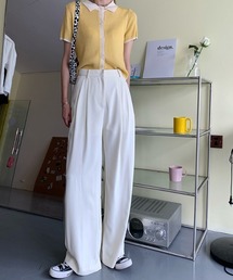 KOR | ウエストタック ワイドパンツ(その他パンツ)