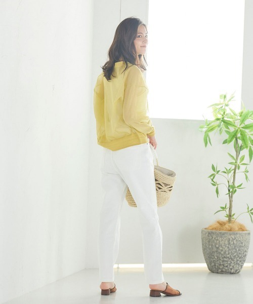 LIPSTAR（リップスター）の「シアーVネック袖ボリュームニットカーデ（カーディガン/ボレロ・レディース・ブラック/ベージュ/イエロー・M）」の15枚目の写真