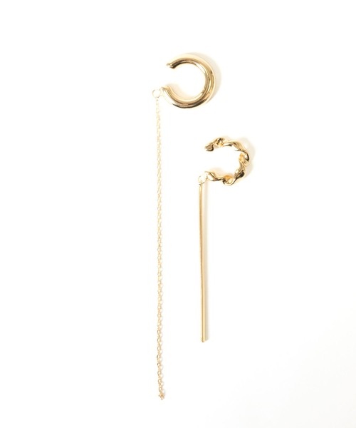 RANDA（ランダ）の「チェーンイヤカフセット（イヤリング・レディース・シルバー/ゴールド・FREE）」の3枚目の写真