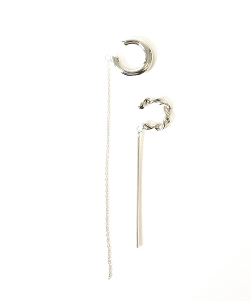 RANDA（ランダ）の「チェーンイヤカフセット（イヤリング・レディース・シルバー/ゴールド・FREE）」の4枚目の写真