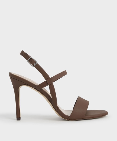 CHARLES & KEITH(チャールズ & キース)の「スリングバック ヒールサンダル / Slingback Heeled Sandals(サンダル・レディース・ブラック/ブラウン/オフホワイト・22.5cm/23cm/23.5cm/24.5cm/25cm/25.5cm)」の3枚目の写真