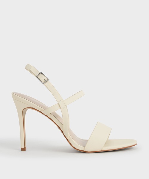 CHARLES & KEITH(チャールズ & キース)の「スリングバック ヒールサンダル / Slingback Heeled Sandals(サンダル・レディース・ブラック/ブラウン/オフホワイト・22.5cm/23cm/23.5cm/24.5cm/25cm/25.5cm)」の2枚目の写真