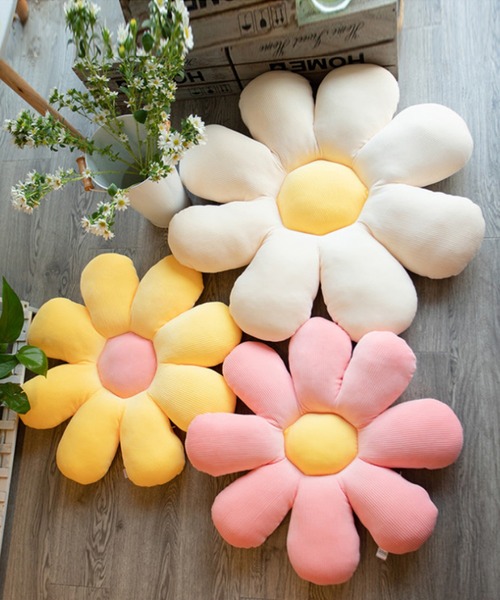 aimoha（アイモハ）の「ふかふかモチモチフラワークッション（クッション/クッションカバー・レディース・ホワイト×イエロー/ホワイト×グリーン/レッド系その他/ホワイト×レッド/イエロー系その他/グリーン系その他・FREE）」の19枚目の写真