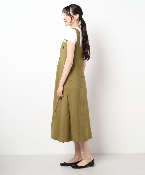 TRUNC（トランクエイティーエイト）の「Front Button OnePiece（ワンピース・レディース・カーキ/ブラウン・FREE）」の14枚目の写真