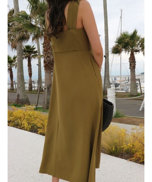 TRUNC（トランクエイティーエイト）の「Front Button OnePiece（ワンピース・レディース・カーキ/ブラウン・FREE）」の12枚目の写真