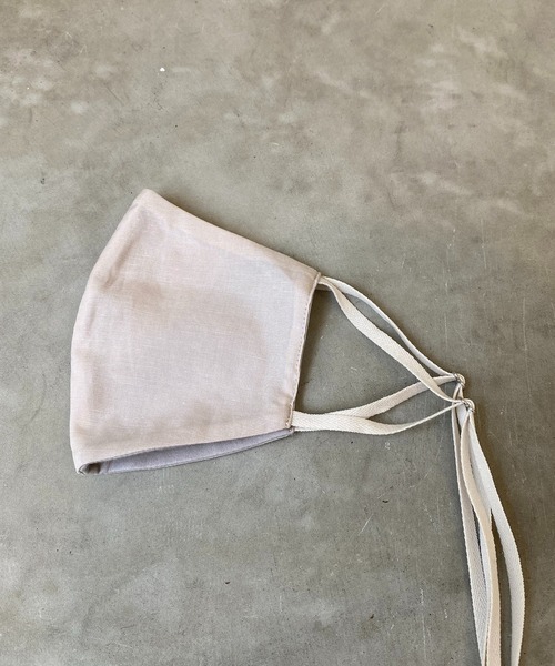 CAPRICIEUX LE'MAGE（カプリシューレマージュ）の「うるおいリボンマスク（マスク・レディース・ホワイト/ベージュ/ネイビー/グレイッシュベージュ・FREE）」の17枚目の写真