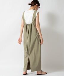 ◇【WEB限定カラーあり】リネン混ジャンパースカート