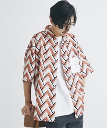 JOURNAL STANDARD | 【GEOM PATTERN / ジオメパターン】ワイドシルエット ショートスリーブ 柄シャツ(シャツ/ブラウス)