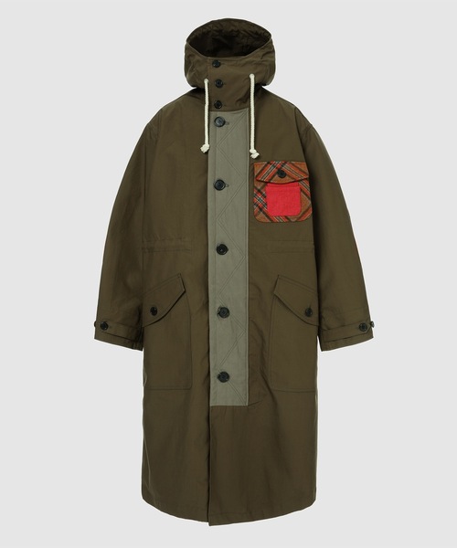 JW Anderson（ジェイダブリューアンダーソン）の「LONG PARKA（その他アウター・メンズ・カーキ/ブラック系その他・46/48）」の2枚目の写真
