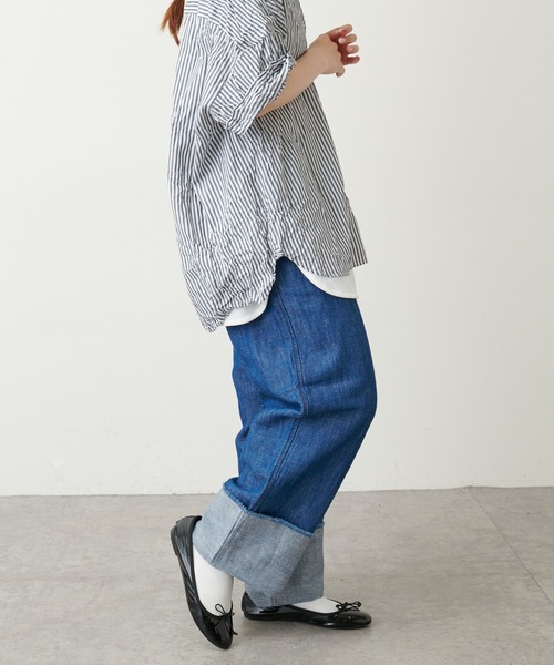 PUAL CE CIN（ピュアルセシン）の「綿麻／コットンリネン デニムロール