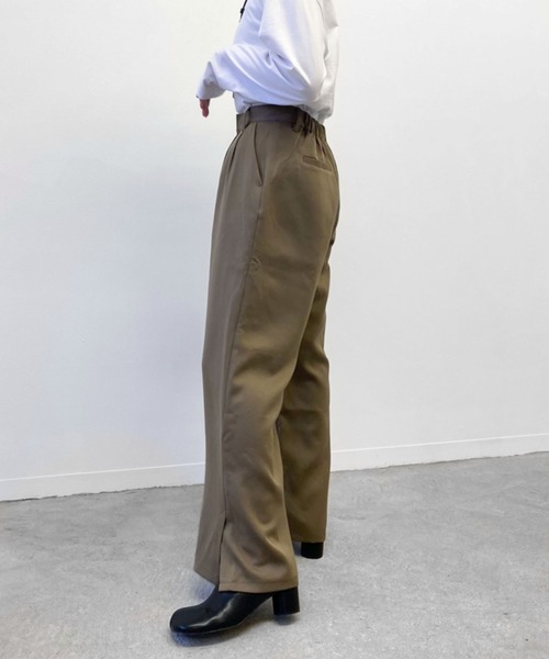 Birthday room(バースデイルーム)の「裾リボン2WAYパンツ(その他パンツ・レディース・ブラック/カーキ/オレンジ/ナチュラル・FREE)」の8枚目の写真
