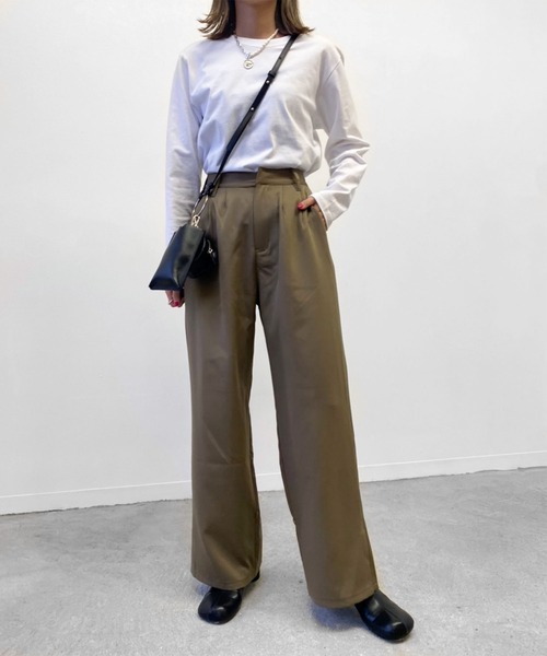 Birthday room(バースデイルーム)の「裾リボン2WAYパンツ(その他パンツ・レディース・ブラック/カーキ/オレンジ/ナチュラル・FREE)」の10枚目の写真