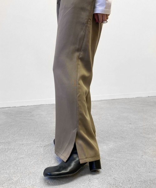 Birthday room(バースデイルーム)の「裾リボン2WAYパンツ(その他パンツ・レディース・ブラック/カーキ/オレンジ/ナチュラル・FREE)」の11枚目の写真