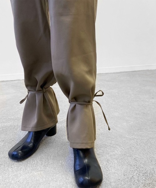 Birthday room(バースデイルーム)の「裾リボン2WAYパンツ(その他パンツ・レディース・ブラック/カーキ/オレンジ/ナチュラル・FREE)」の12枚目の写真