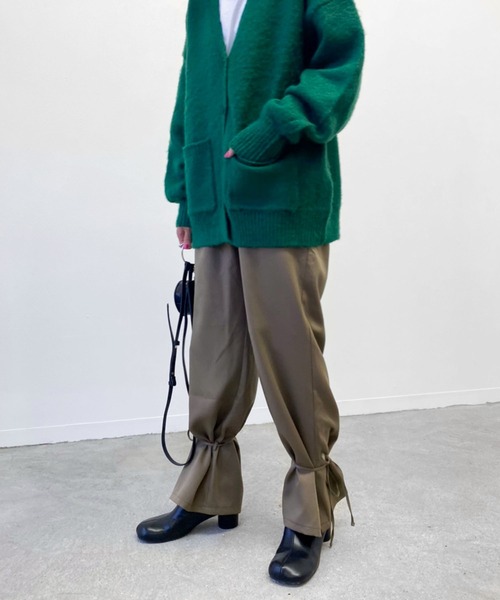 Birthday room(バースデイルーム)の「裾リボン2WAYパンツ(その他パンツ・レディース・ブラック/カーキ/オレンジ/ナチュラル・FREE)」の5枚目の写真