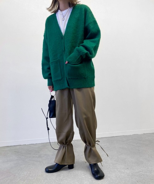 Birthday room(バースデイルーム)の「裾リボン2WAYパンツ(その他パンツ・レディース・ブラック/カーキ/オレンジ/ナチュラル・FREE)」の6枚目の写真