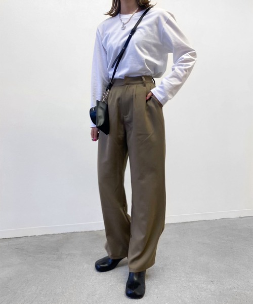 Birthday room(バースデイルーム)の「裾リボン2WAYパンツ(その他パンツ・レディース・ブラック/カーキ/オレンジ/ナチュラル・FREE)」の14枚目の写真