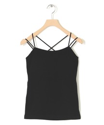 カップ付きバッククロスキャミソール