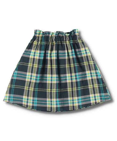 BRANSHES(ブランシェス)の「【プチプラ】チェック柄スカート(スカート・キッズ・グリーン/ベージュ・S/L/M/XL)」の10枚目の写真