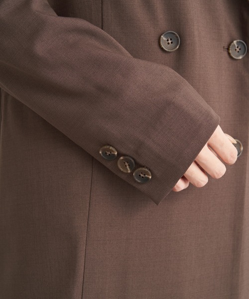 LAVEANGE（ラビアンジェ）の「ダブルブレストテーラードジャケット（テーラードジャケット・レディース・ブラック/ネイビー/ブラウン/オレンジ/ベージュ・LL/3L/4L/M/L）」の18枚目の写真