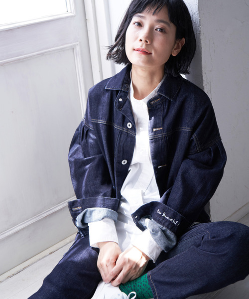 LENO ネイビー MA-1ジャケット LENO ネイビー MA-1ジャケット（LENO MA-1 JAKET（LENO (リノ