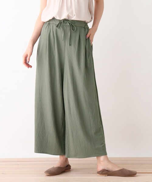 DRESKIP(ドレスキップ)の「◆ひんやりイージーパンツ(その他パンツ・レディース・ブラック/カーキ/マスタード・04/03/02)」の3枚目の写真