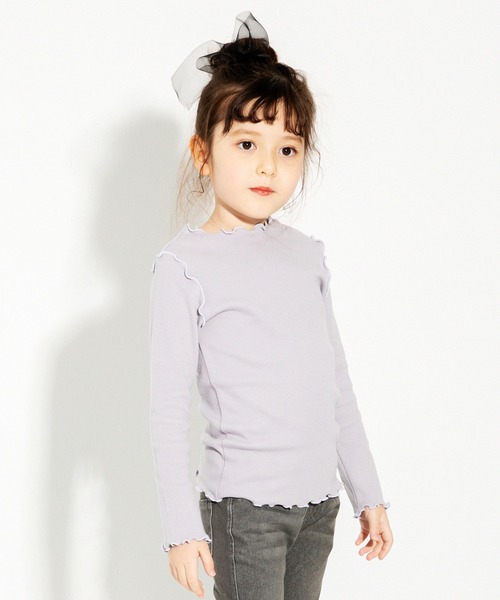 BRANSHES（ブランシェス）の「シンプルリブTシャツ（Tシャツ/カットソー・キッズ・ライトグレー/ブラック/アイボリー・90cm/100cm/150cm/140cm/130cm/110cm/120cm）」の21枚目の写真