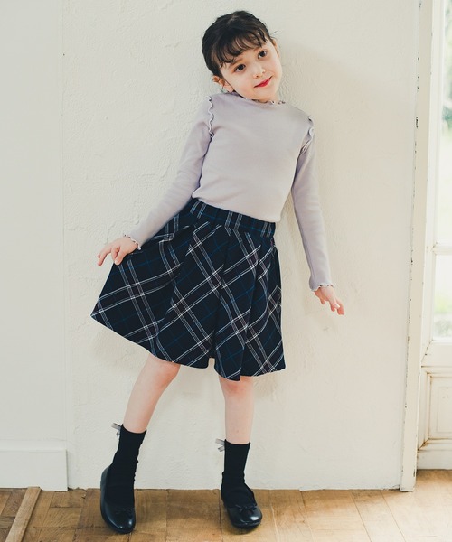 BRANSHES（ブランシェス）の「シンプルリブTシャツ（Tシャツ/カットソー・キッズ・ライトグレー/ブラック/アイボリー・90cm/100cm/150cm/140cm/130cm/110cm/120cm）」の14枚目の写真