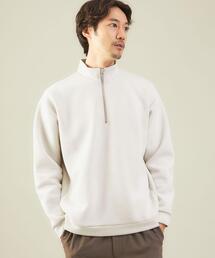 green label relaxing | ＜green label relaxing＞ソフト ダンボール 長袖 ジップ ハイネック プルオーバー(その他トップス)