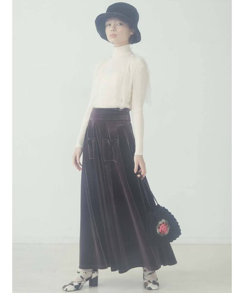 merry jenny（メリージェニー）の「gardenクロシェポシェット（ハンドバッグ・レディース・アイボリー/ブラック・FREE）」の16枚目の写真