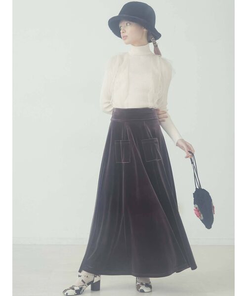 merry jenny（メリージェニー）の「gardenクロシェポシェット（ハンドバッグ・レディース・アイボリー/ブラック・FREE）」の14枚目の写真