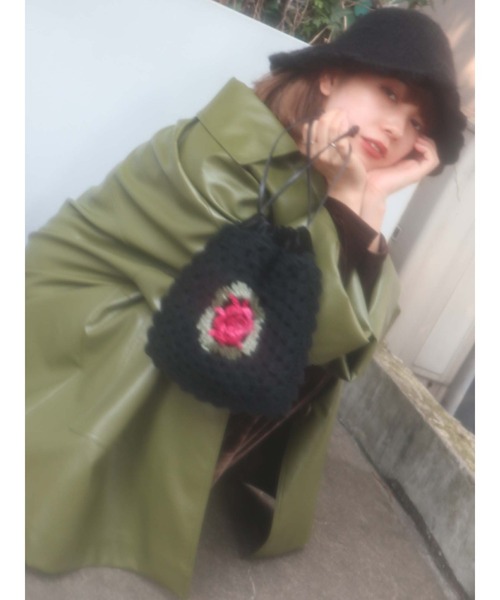 merry jenny（メリージェニー）の「gardenクロシェポシェット（ハンドバッグ・レディース・アイボリー/ブラック・FREE）」の20枚目の写真