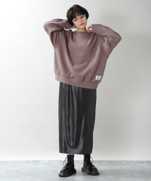 RAGEBLUE（レイジブルー）の「レザーライクIラインスカート/214778（スカート・レディース・ブラック・FREE）」の14枚目の写真