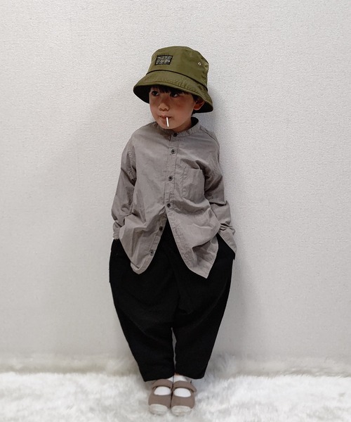 GRIN BUDDY（グリンバディ）の「【GRIN BUDDY/グリンバディ】【キッズ】MA-1ハット/Kids MA-1 Hat（ハット・キッズ・カーキ/ブラック・54）」の3枚目の写真